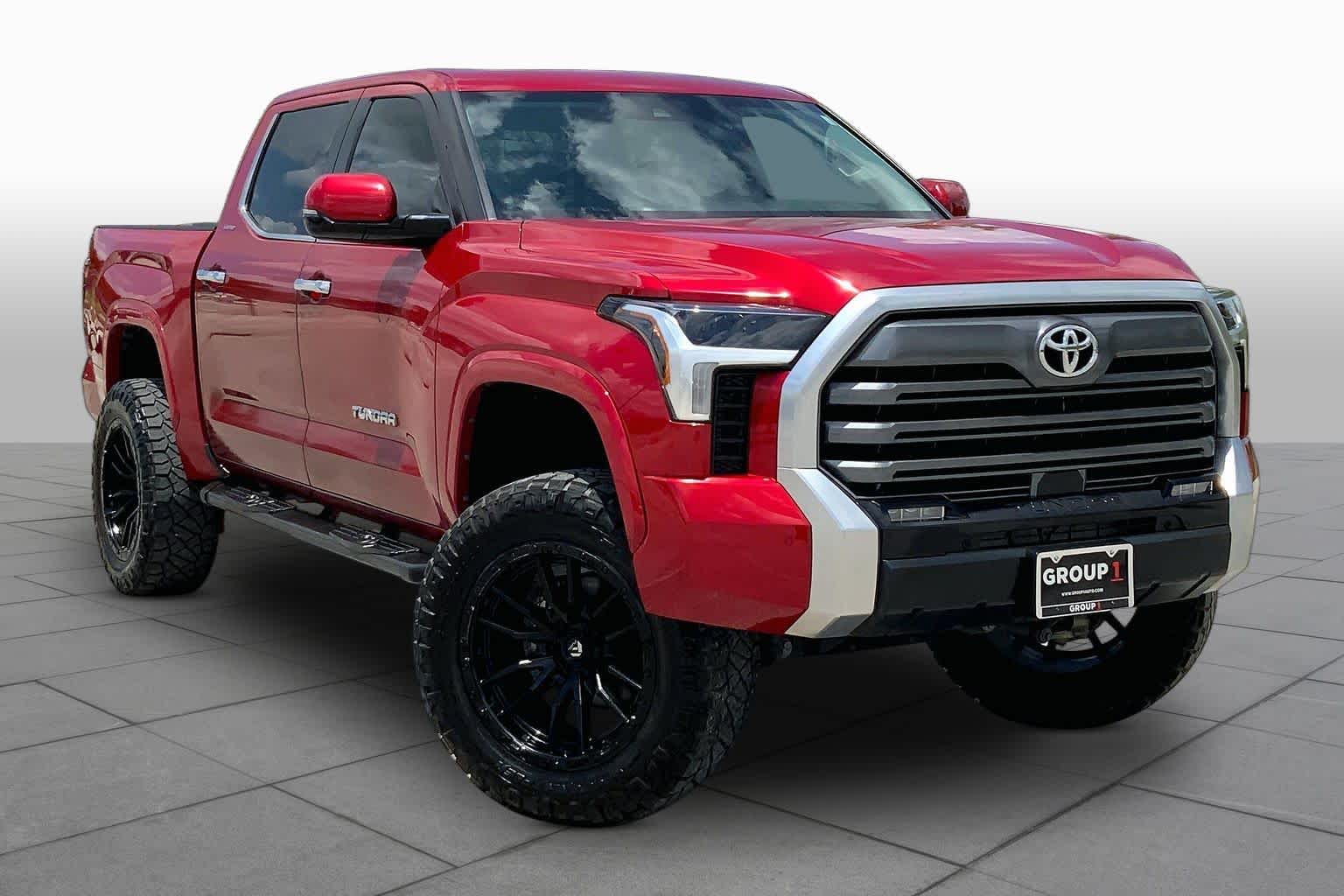 2024 Toyota Tundra Limited Supersonic Red at Group 1 Toyota Southwest