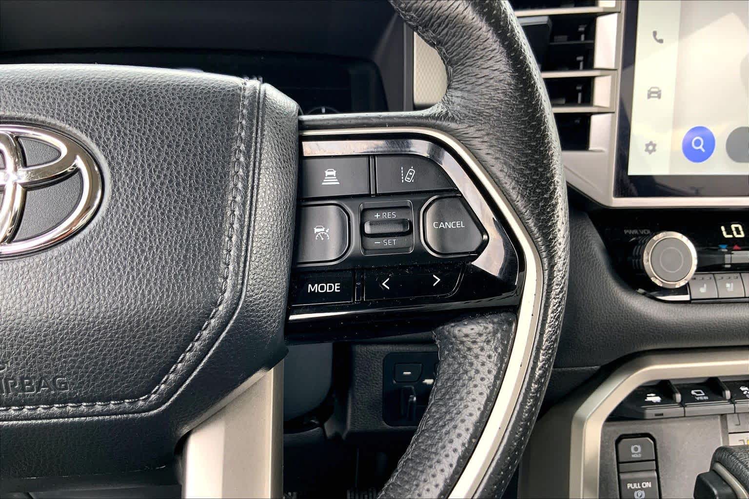 2023 Toyota Tundra Limited Hybrid Midnight Black Metallic at Group 1 Toyota Southwest
