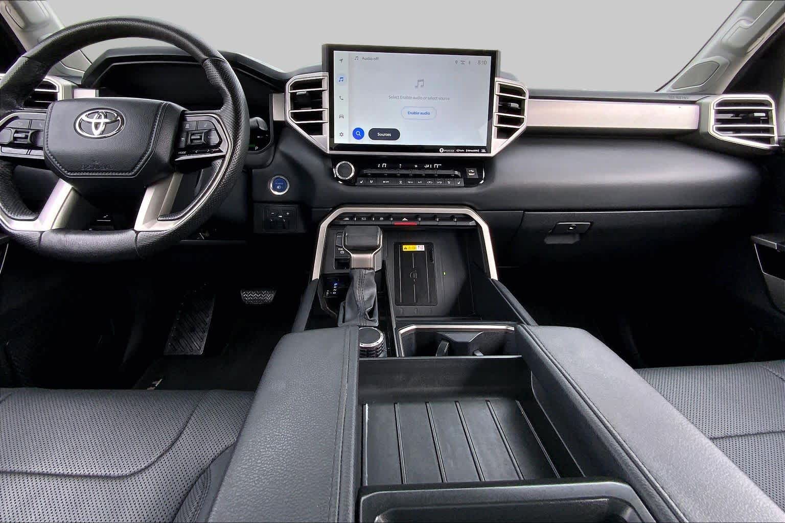 2023 Toyota Tundra Limited Hybrid Midnight Black Metallic at Group 1 Toyota Southwest