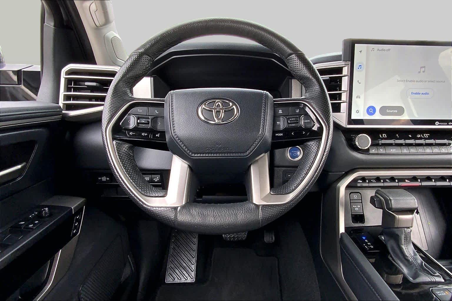 2023 Toyota Tundra Limited Hybrid Midnight Black Metallic at Group 1 Toyota Southwest
