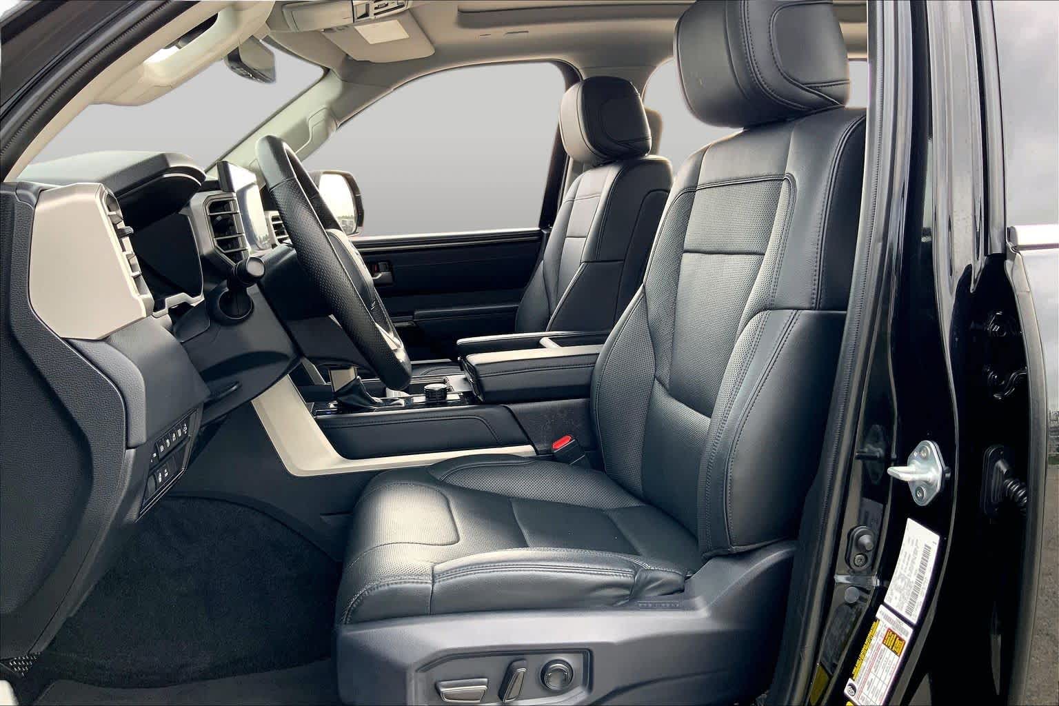 2023 Toyota Tundra Limited Hybrid Midnight Black Metallic at Group 1 Toyota Southwest