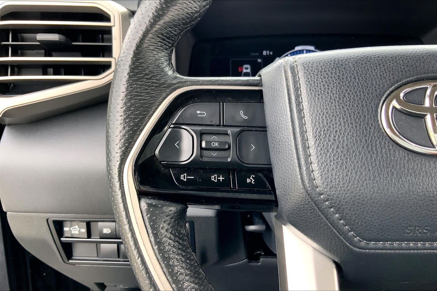 2023 Toyota Tundra Limited Hybrid Midnight Black Metallic at Group 1 Toyota Southwest