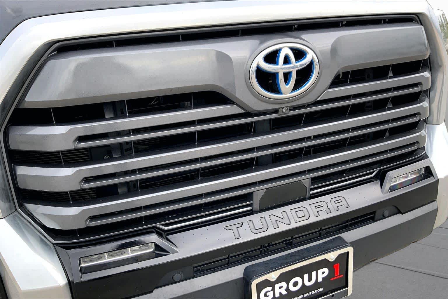 2023 Toyota Tundra Limited Hybrid Midnight Black Metallic at Group 1 Toyota Southwest