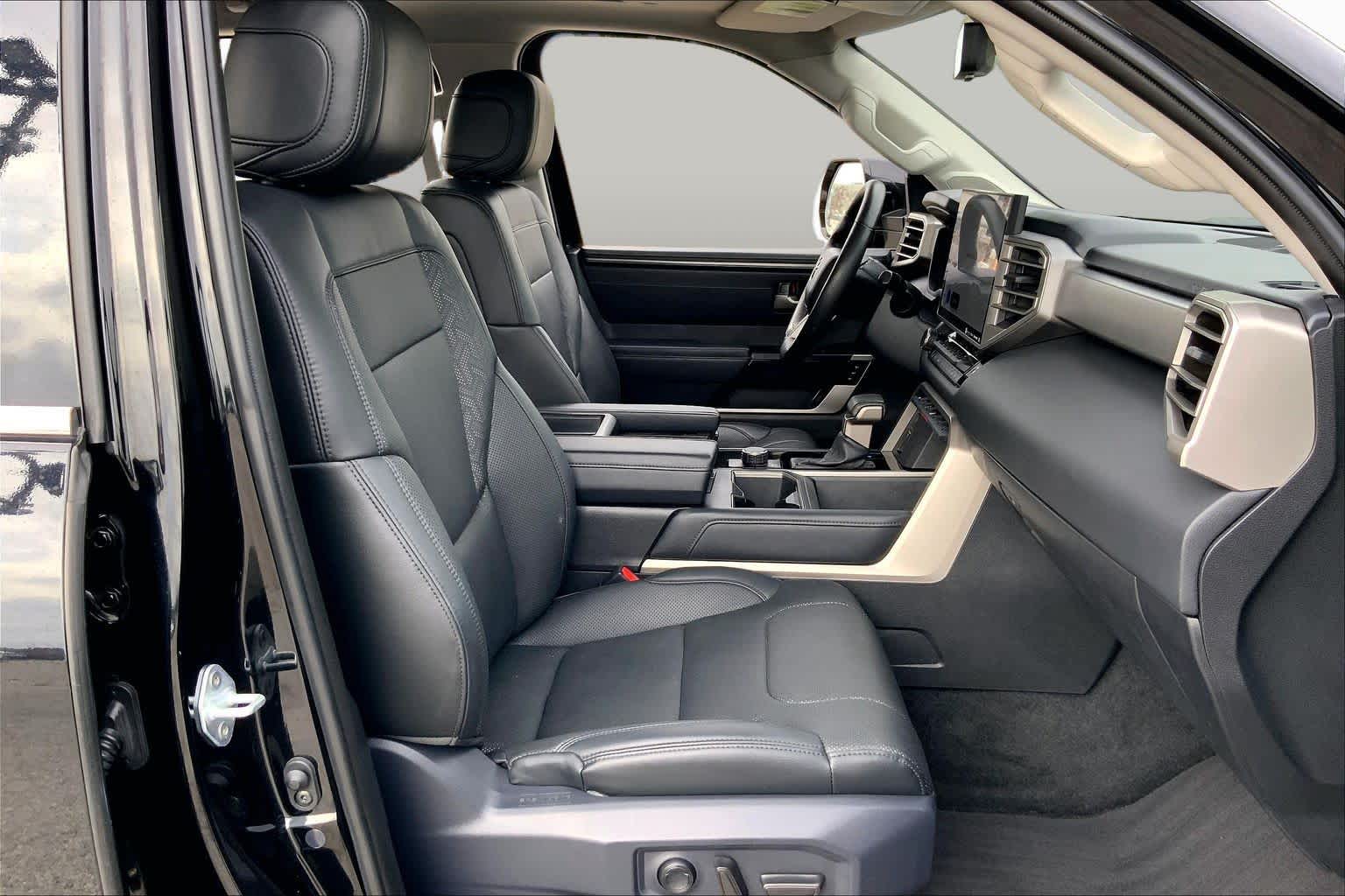 2023 Toyota Tundra Limited Hybrid Midnight Black Metallic at Group 1 Toyota Southwest