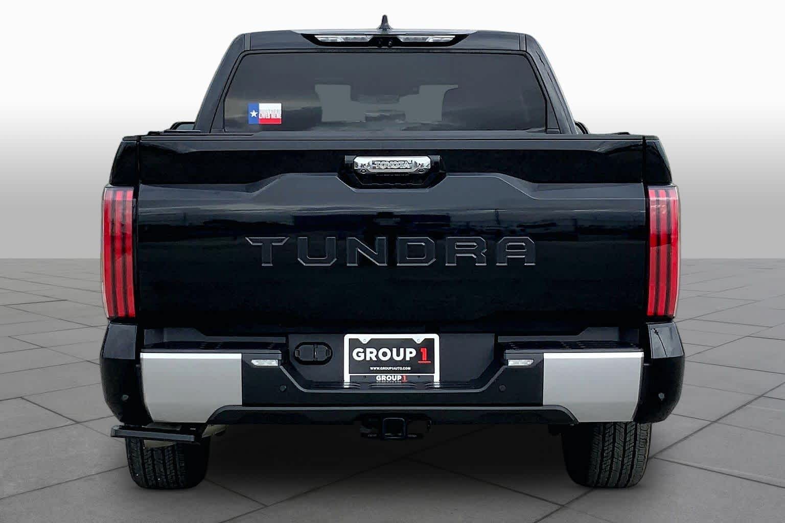 2023 Toyota Tundra Limited Hybrid Midnight Black Metallic at Group 1 Toyota Southwest