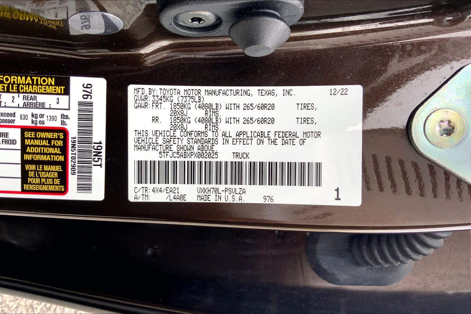 2023 Toyota Tundra Limited Hybrid Smoked Mesquite at Group 1 Toyota Southwest