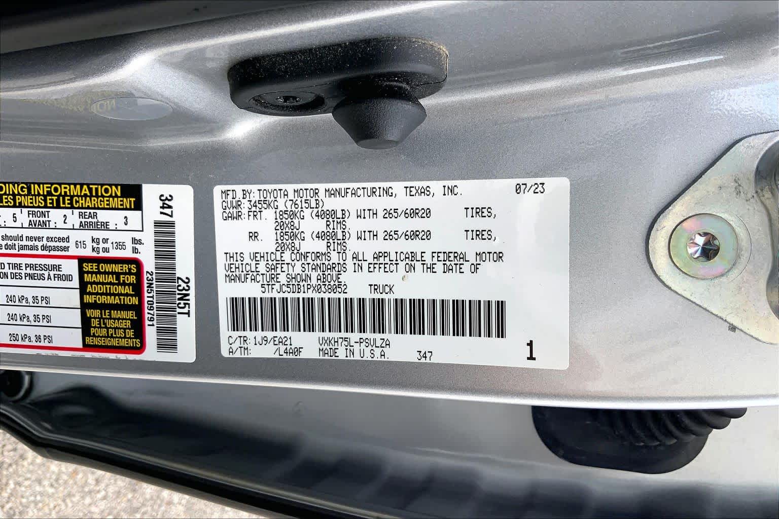 2023 Toyota Tundra Limited Hybrid Celestial Silver Metallic at Lexus Southwest Houston