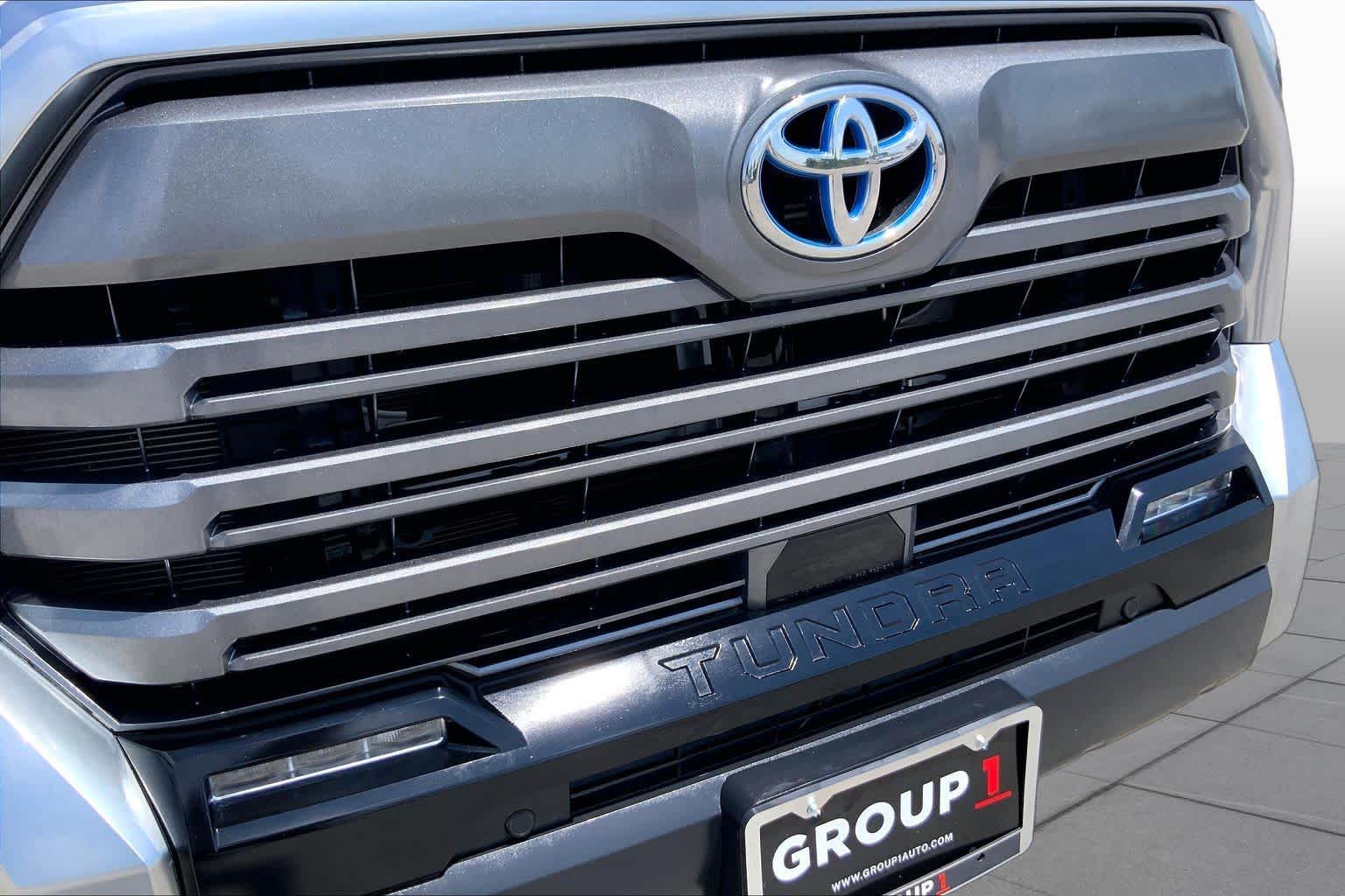 2023 Toyota Tundra Limited Hybrid Ice Cap at Group 1 Toyota Southwest