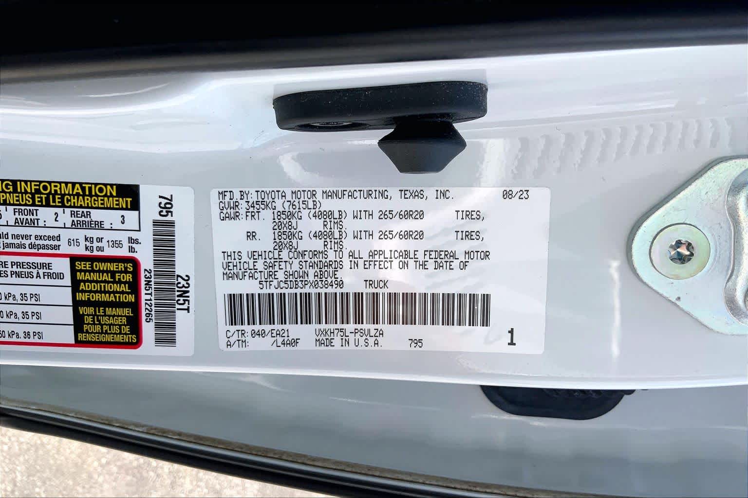 2023 Toyota Tundra Limited Hybrid Ice Cap at Group 1 Toyota Southwest