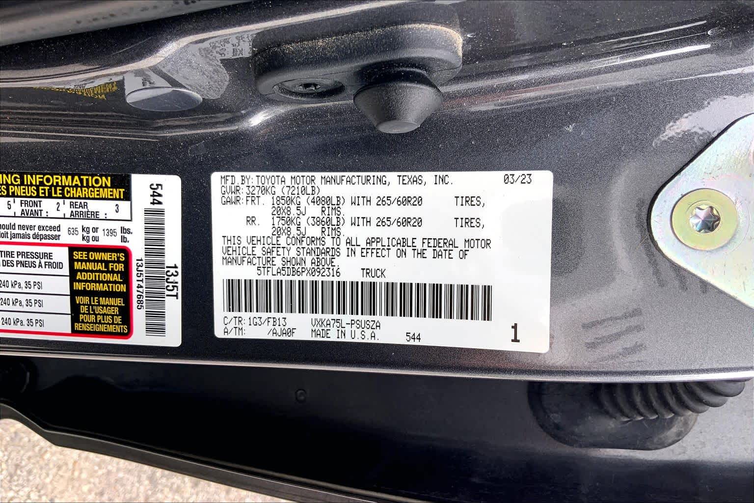 2023 Toyota Tundra SR5 Magnetic Gray Metallic at Group 1 GMC Buick South