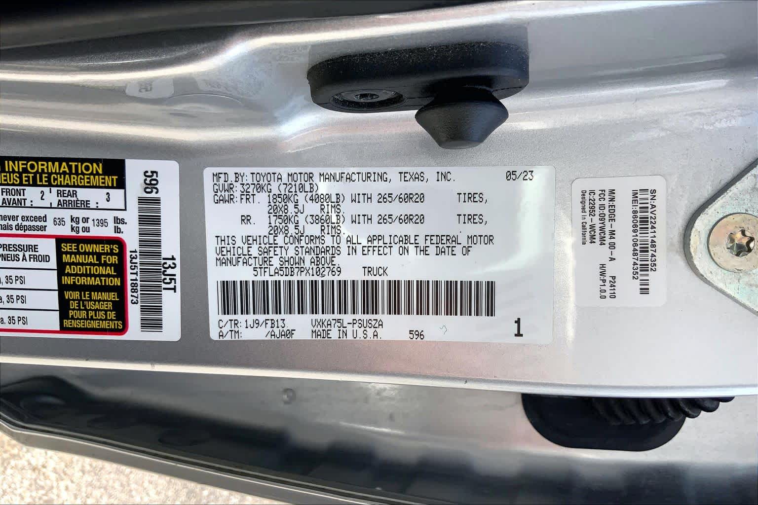 2023 Toyota Tundra SR5 Celestial Silver Metallic at Group 1 Toyota Southwest