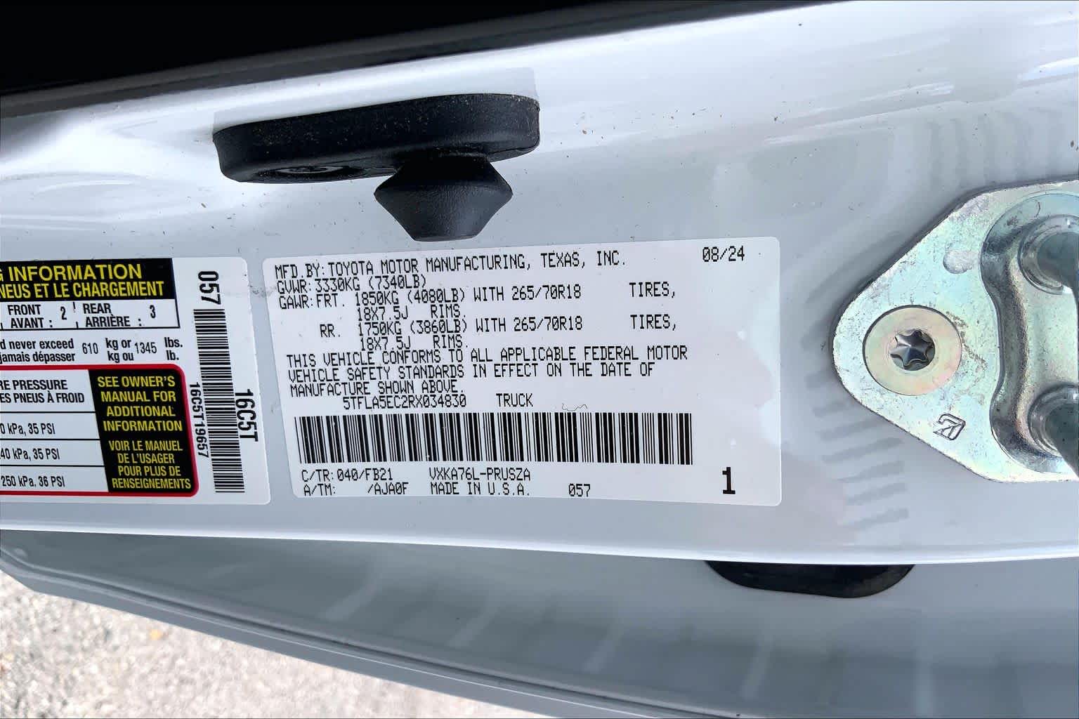2024 Toyota Tundra SR5 Ice Cap at Group 1 GMC Buick South