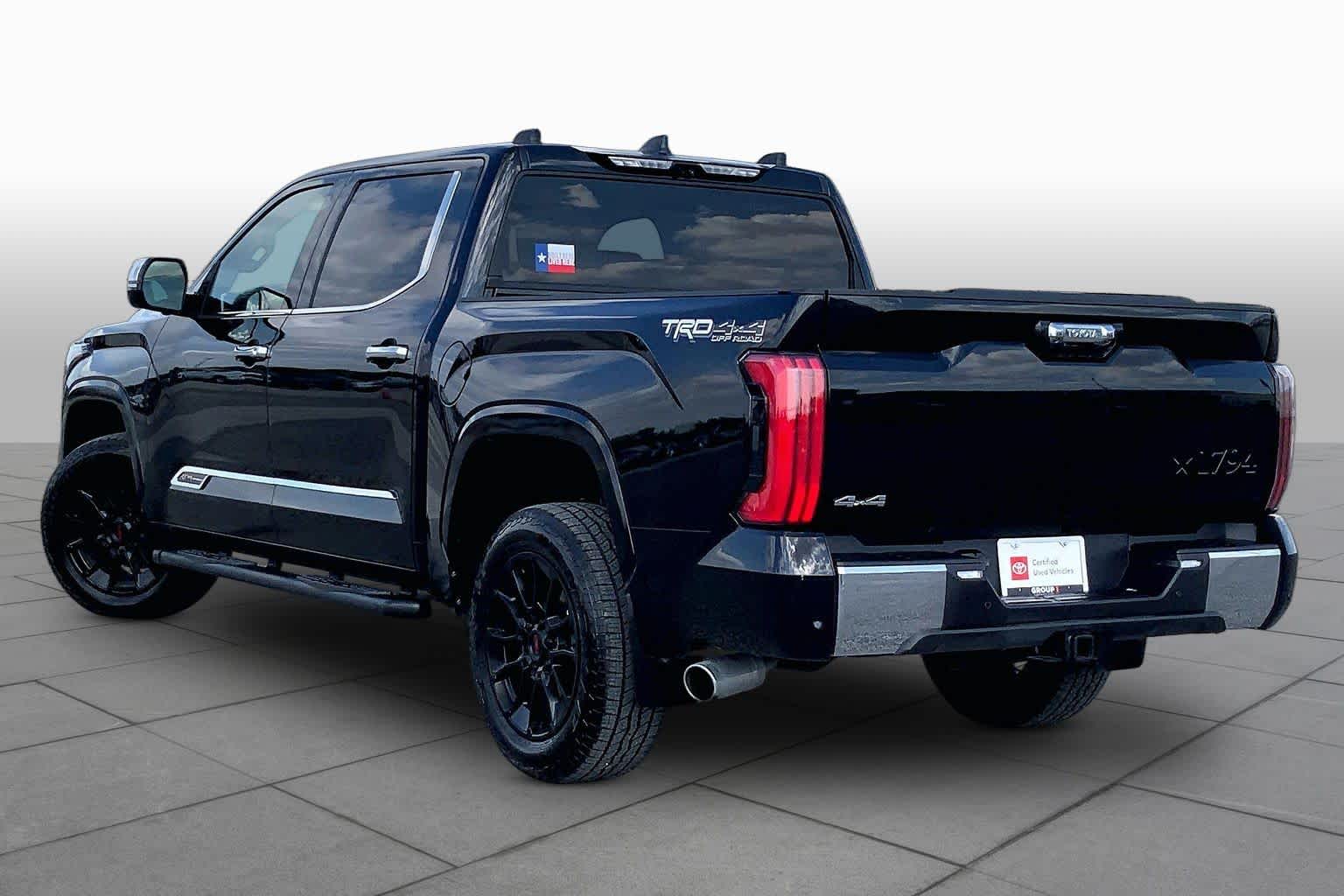 2025 Toyota Tundra 1794 Edition Midnight Black Metallic at Group 1 Toyota Southwest