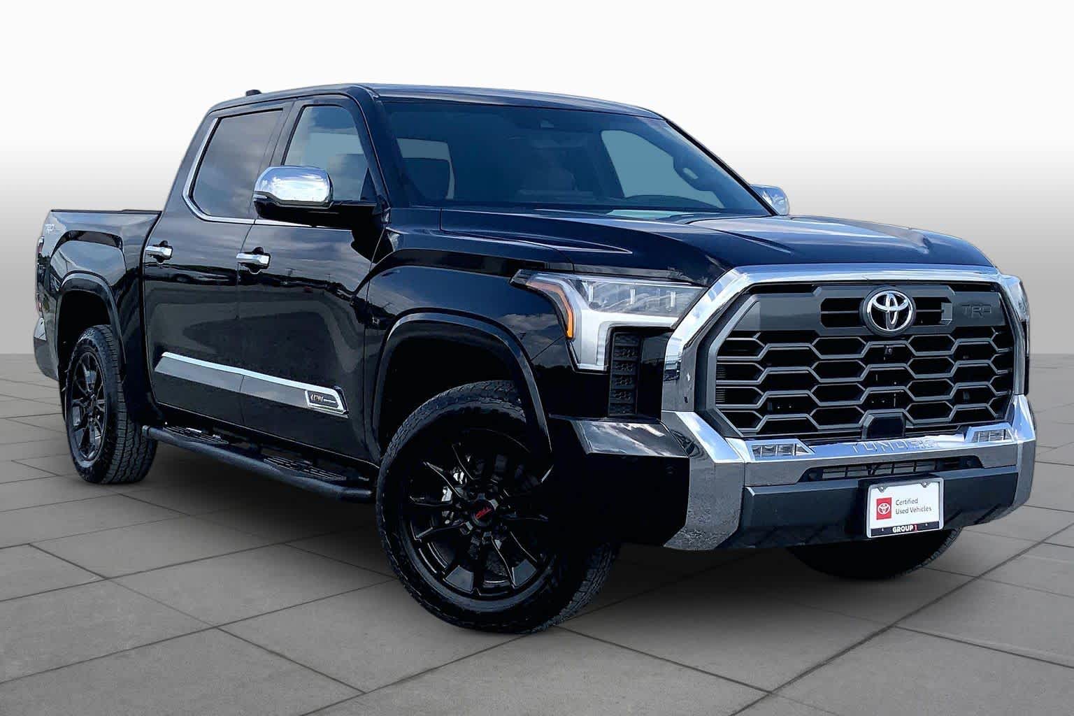 2025 Toyota Tundra 1794 Edition Midnight Black Metallic at Group 1 Toyota Southwest