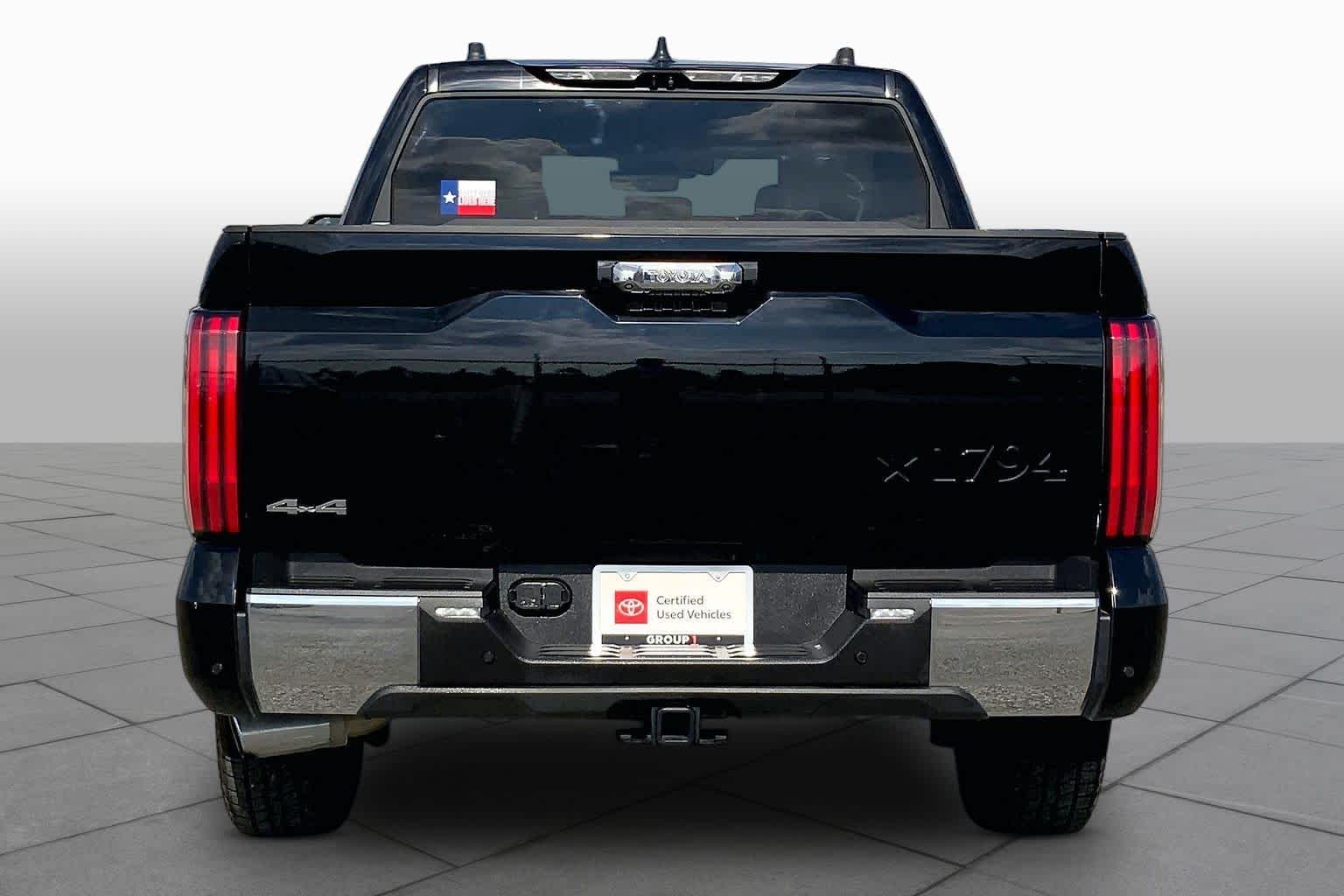 2025 Toyota Tundra 1794 Edition Midnight Black Metallic at Group 1 Toyota Southwest