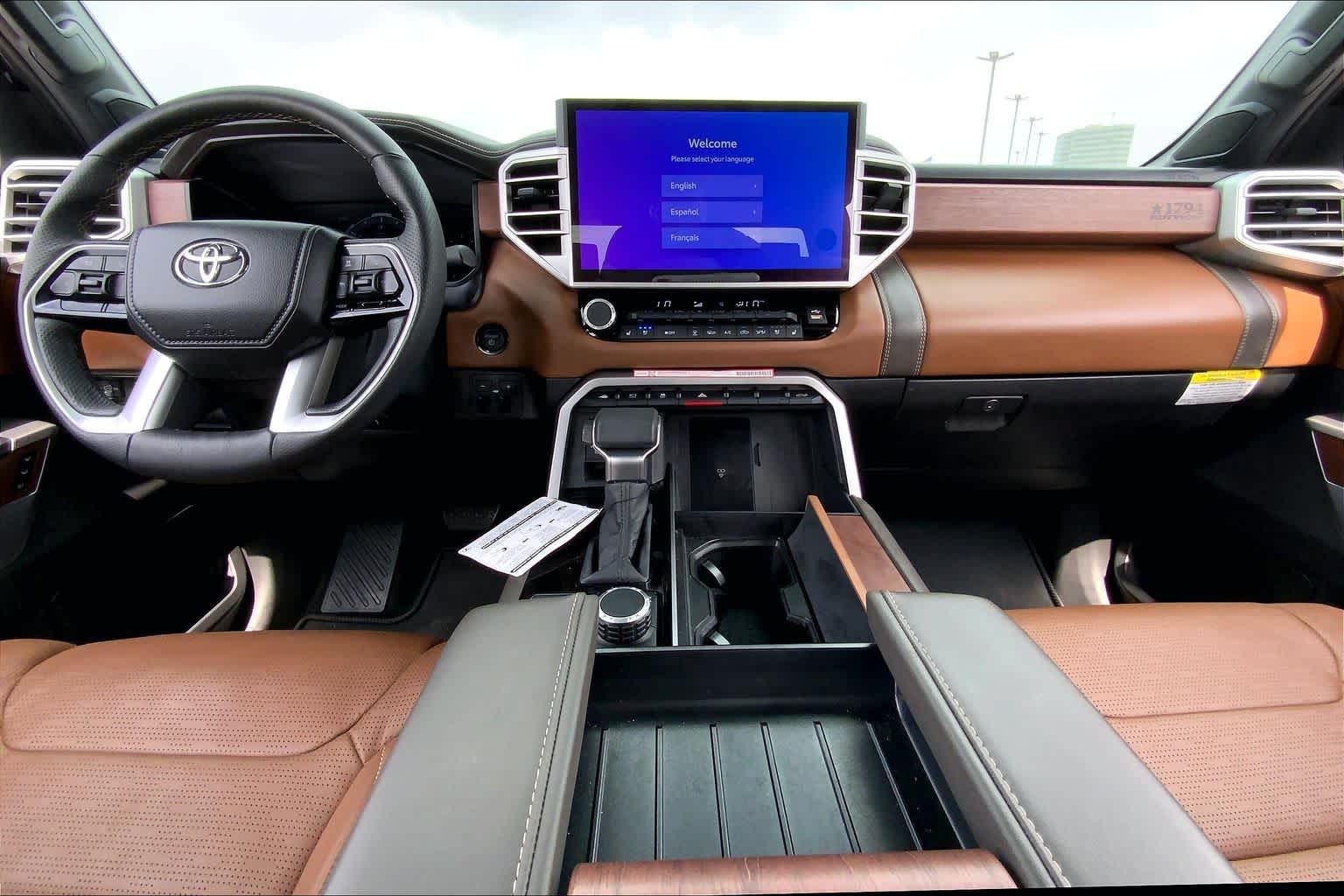 2025 Toyota Tundra 1794 Edition Hybrid Midnight Black Metallic at Group 1 Toyota Southwest