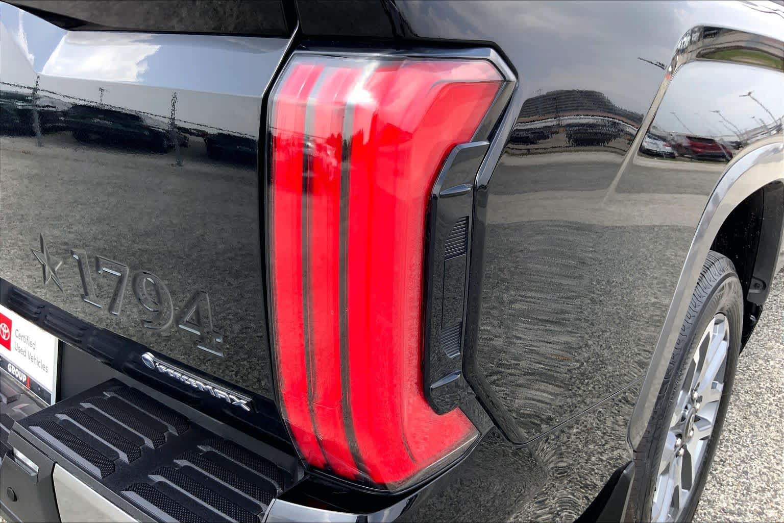 2025 Toyota Tundra 1794 Edition Hybrid Midnight Black Metallic at Group 1 Toyota Southwest