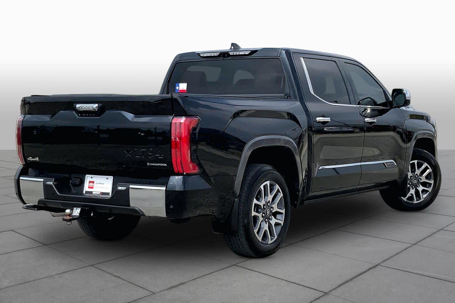 2025 Toyota Tundra 1794 Edition Hybrid Midnight Black Metallic at Group 1 Toyota Southwest