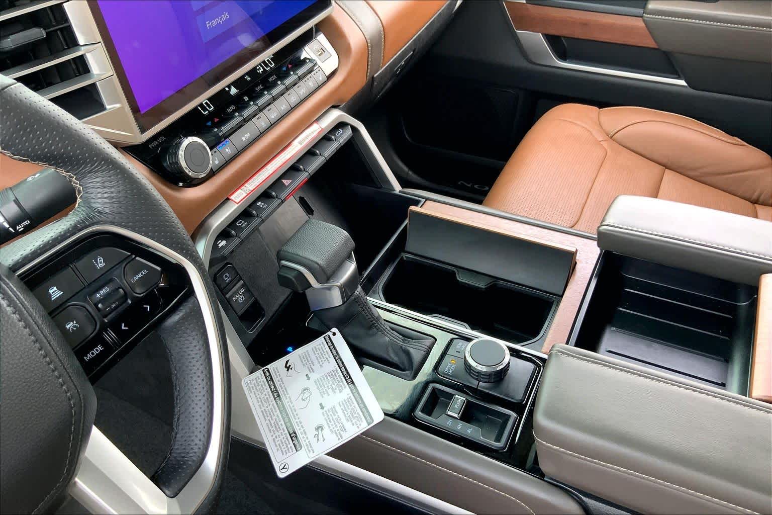 2025 Toyota Tundra 1794 Edition Hybrid Midnight Black Metallic at Group 1 Toyota Southwest