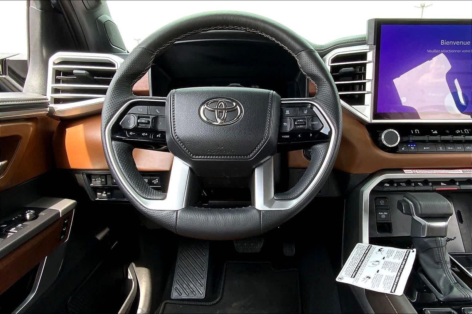 2025 Toyota Tundra 1794 Edition Hybrid Midnight Black Metallic at Group 1 Toyota Southwest