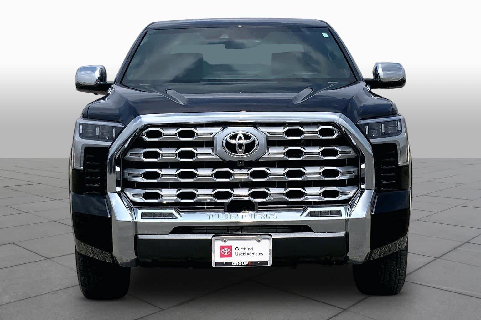 2025 Toyota Tundra 1794 Edition Hybrid Midnight Black Metallic at Group 1 Toyota Southwest