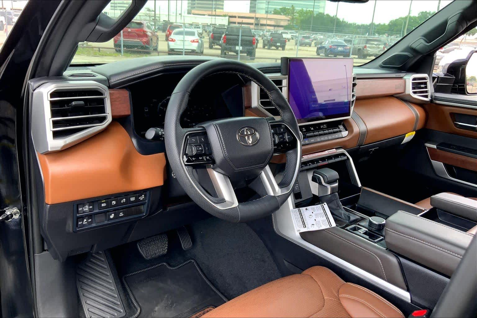 2025 Toyota Tundra 1794 Edition Hybrid Midnight Black Metallic at Group 1 Toyota Southwest