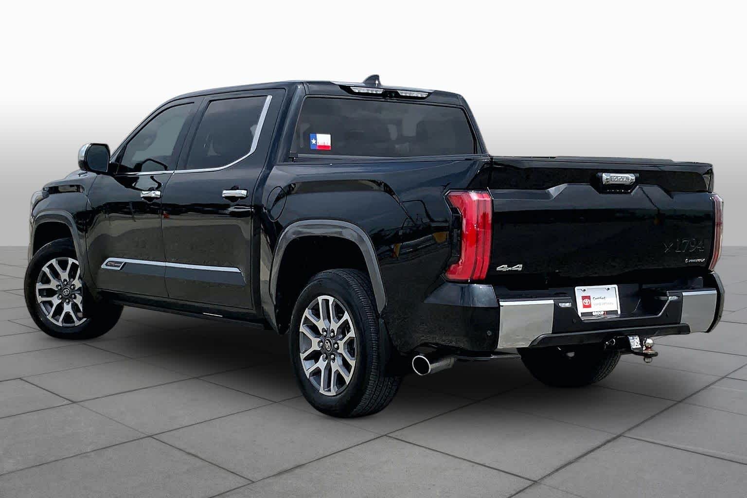 2025 Toyota Tundra 1794 Edition Hybrid Midnight Black Metallic at Group 1 Toyota Southwest