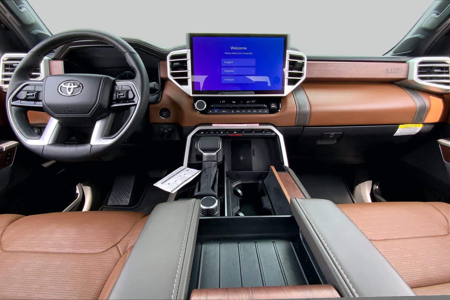 2025 Toyota Tundra 1794 Edition Hybrid Midnight Black Metallic at Group 1 Toyota Southwest