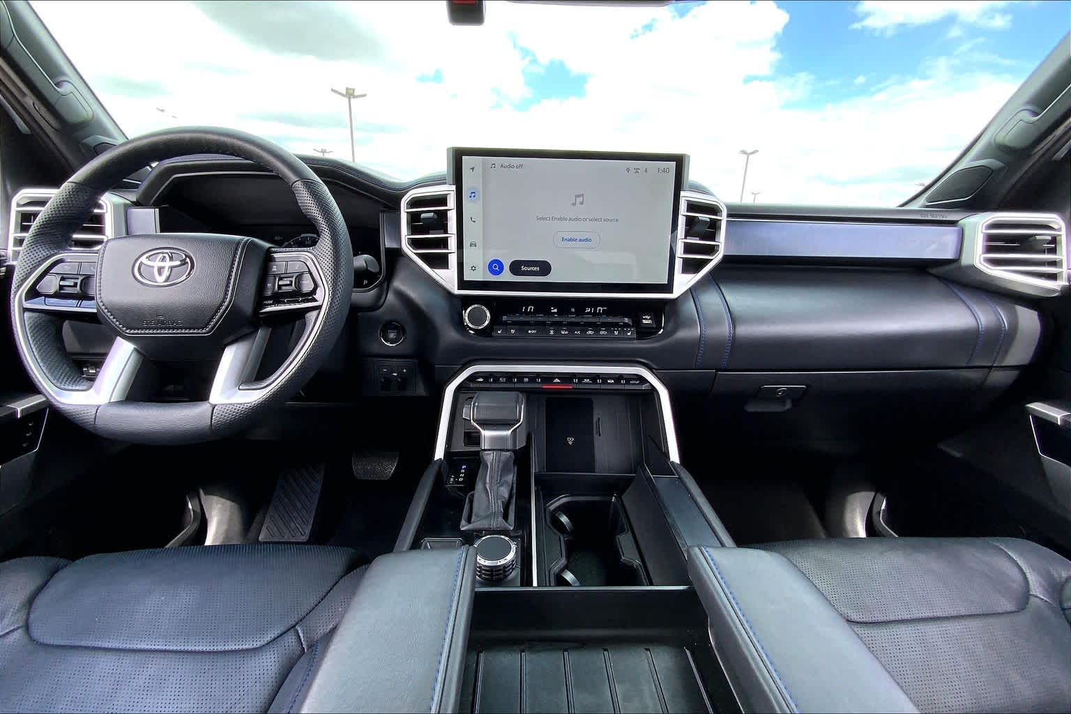 2025 Toyota Tundra Platinum Wind Chill Pearl at Group 1 Toyota Southwest