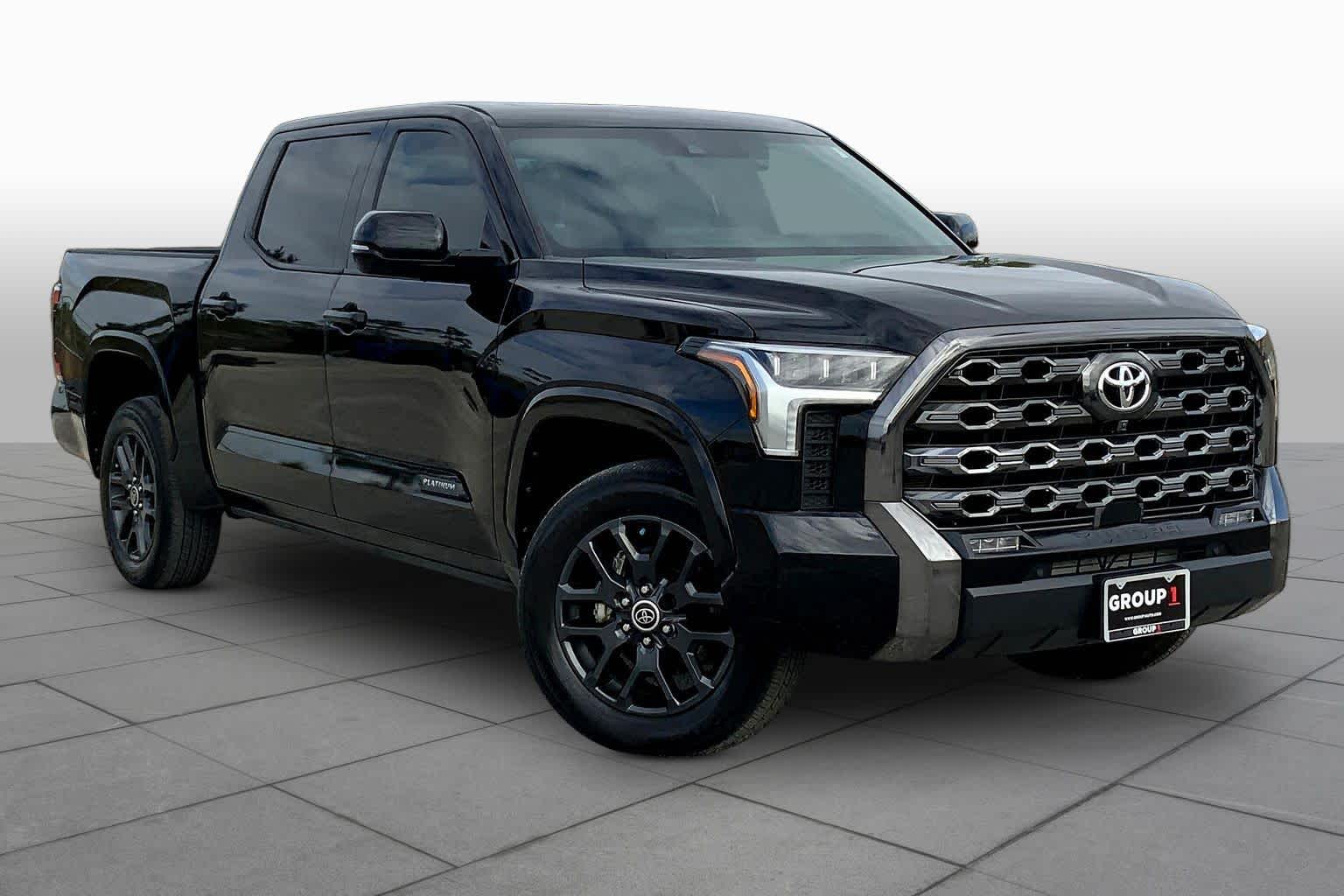 2023 Toyota Tundra Platinum Midnight Black Metallic at Group 1 GMC Buick South