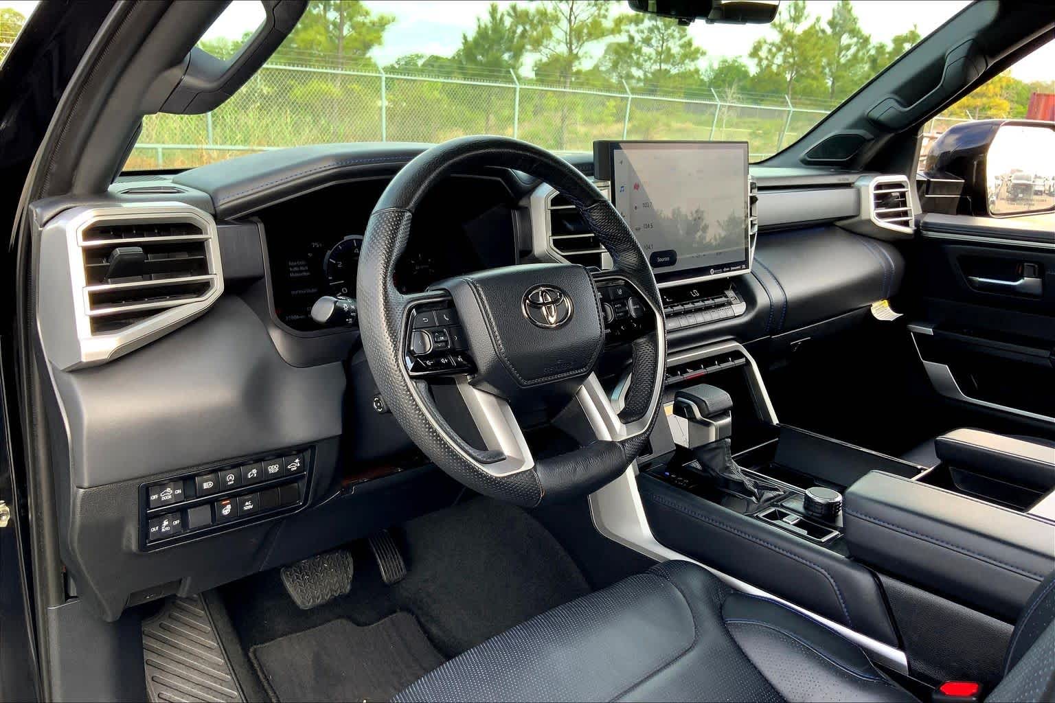2023 Toyota Tundra Platinum Midnight Black Metallic at Group 1 GMC Buick South