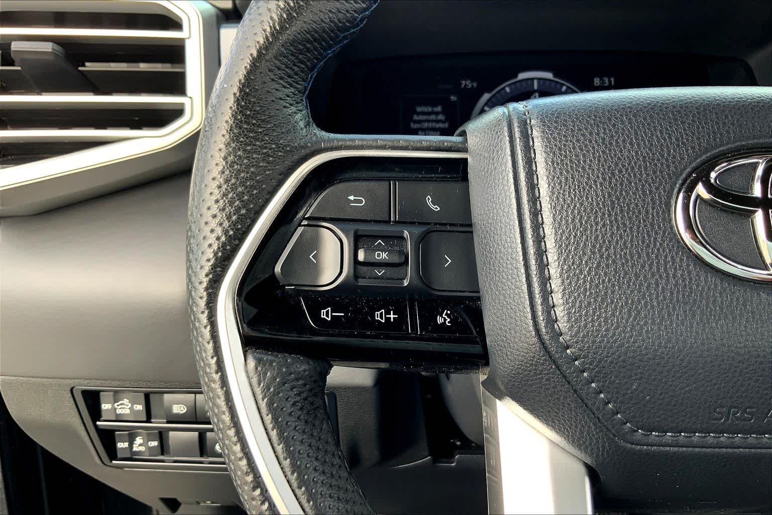 2023 Toyota Tundra Platinum Midnight Black Metallic at Group 1 GMC Buick South
