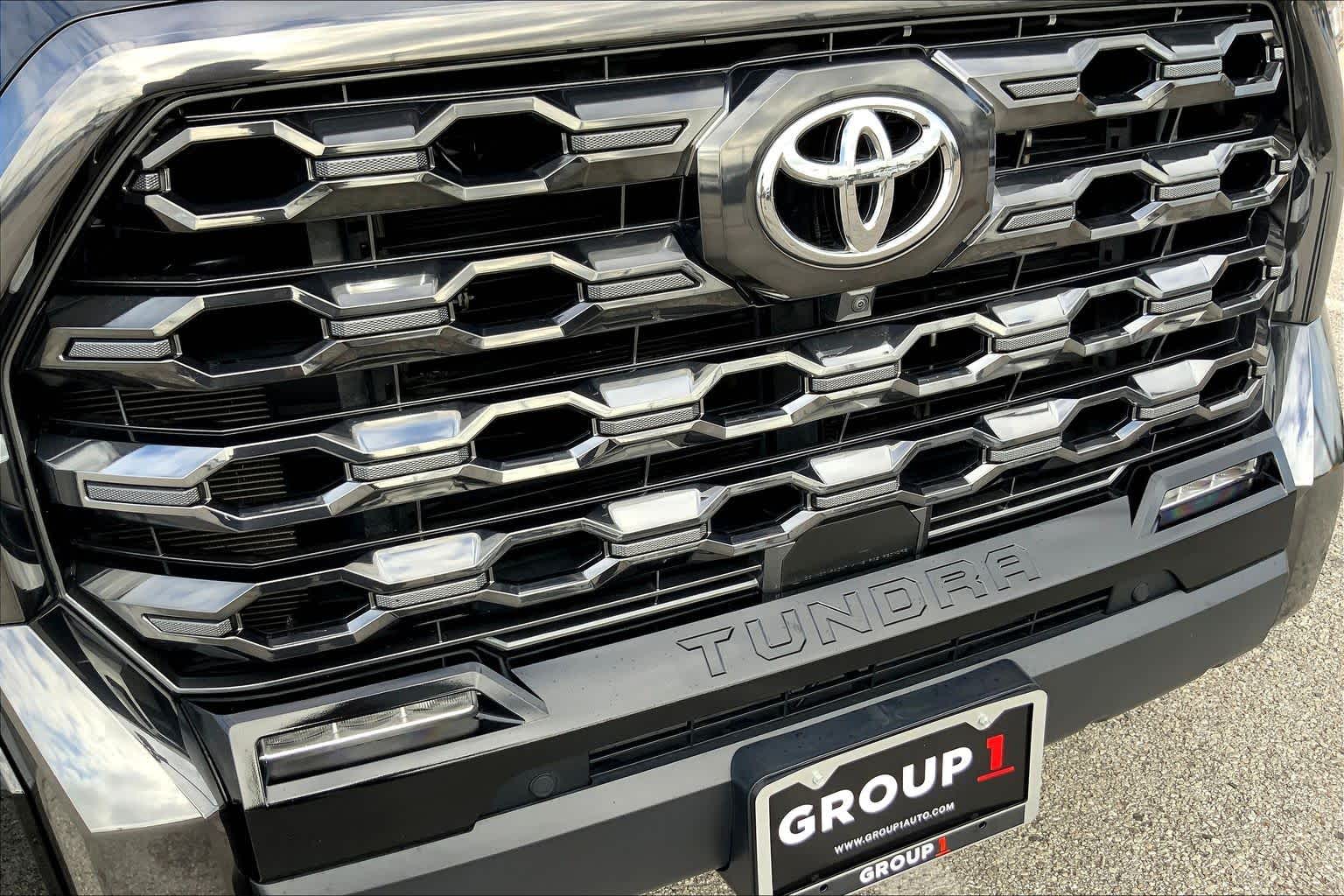 2023 Toyota Tundra Platinum Midnight Black Metallic at Group 1 GMC Buick South