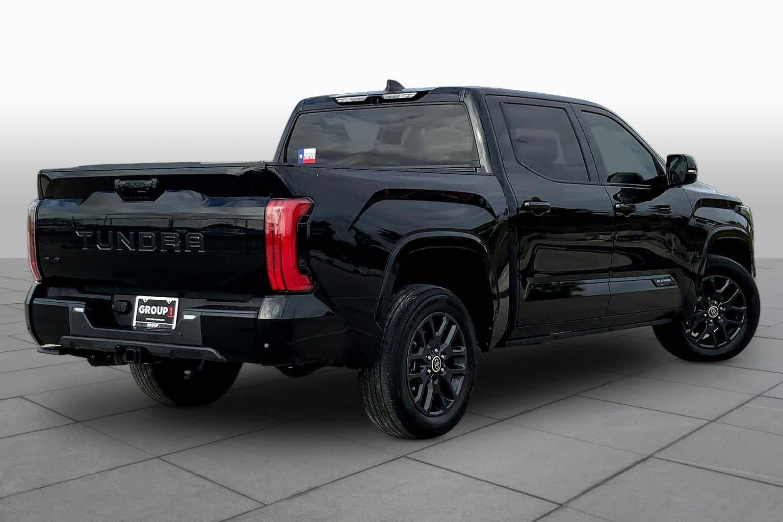 2023 Toyota Tundra Platinum Midnight Black Metallic at Group 1 GMC Buick South