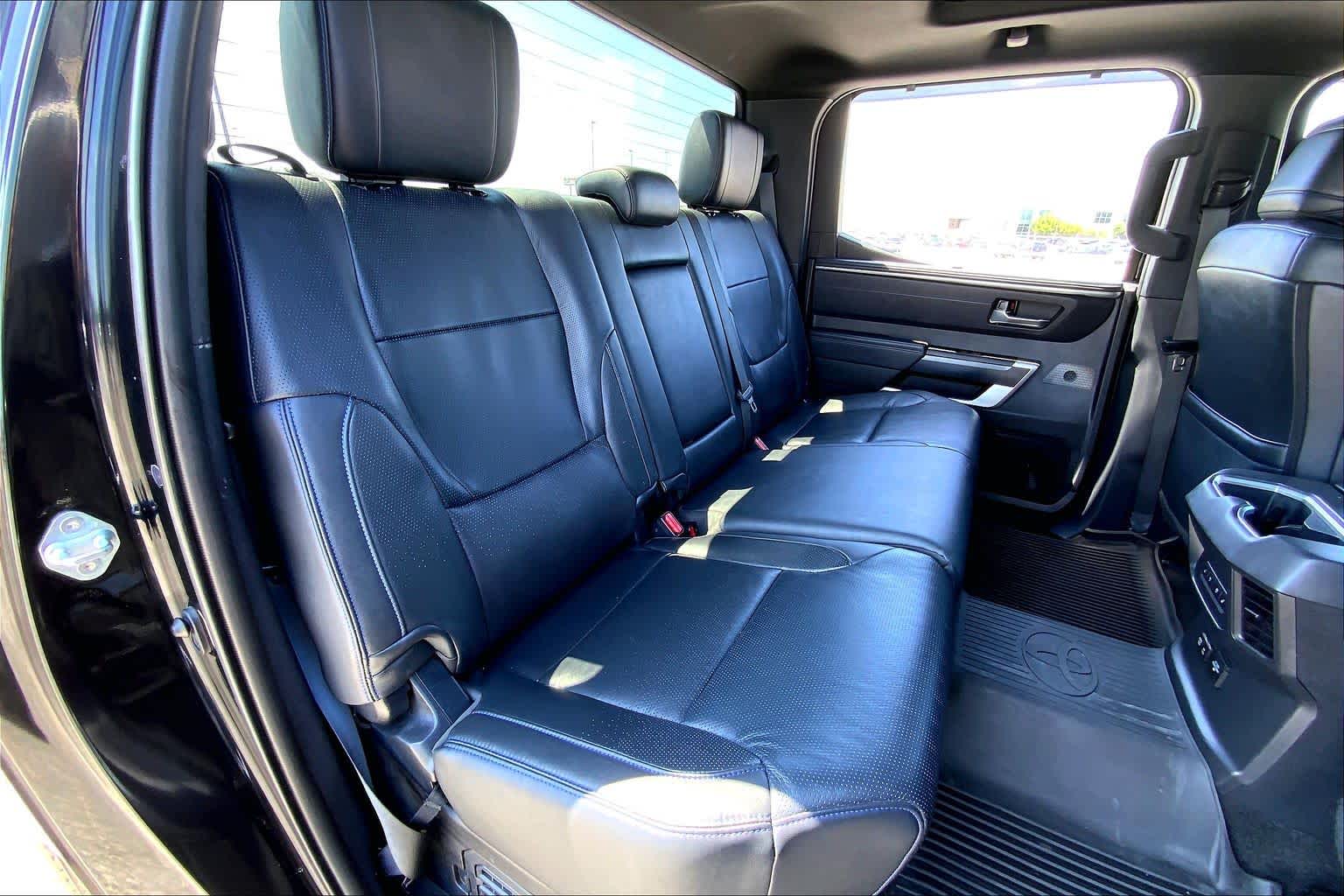 2024 Toyota Tundra Platinum Hybrid Midnight Black Metallic at Group 1 Toyota Southwest