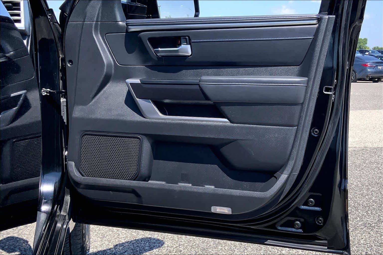 2024 Toyota Tundra Platinum Hybrid Midnight Black Metallic at Group 1 Toyota Southwest