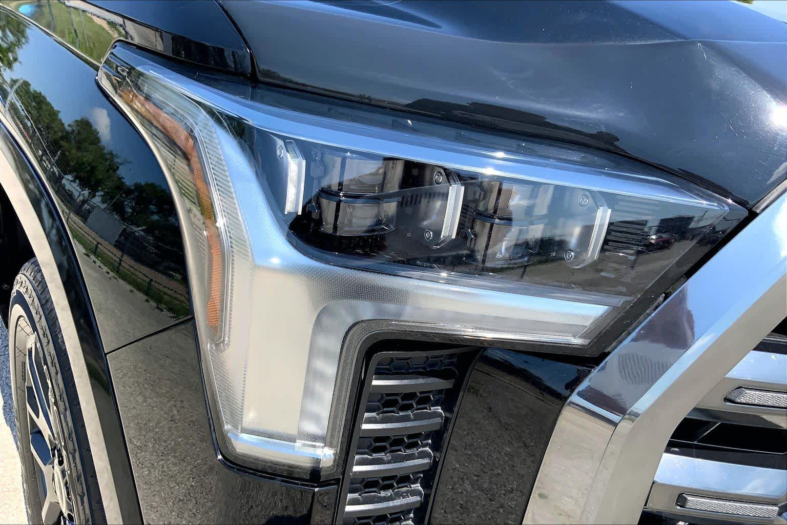 2024 Toyota Tundra Platinum Hybrid Midnight Black Metallic at Group 1 Toyota Southwest