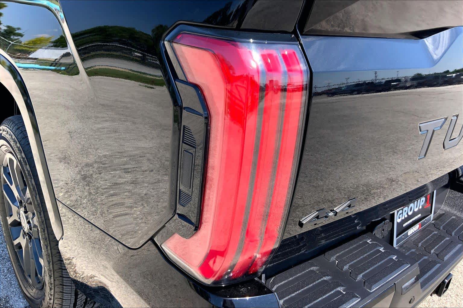 2024 Toyota Tundra Platinum Hybrid Midnight Black Metallic at Group 1 Toyota Southwest