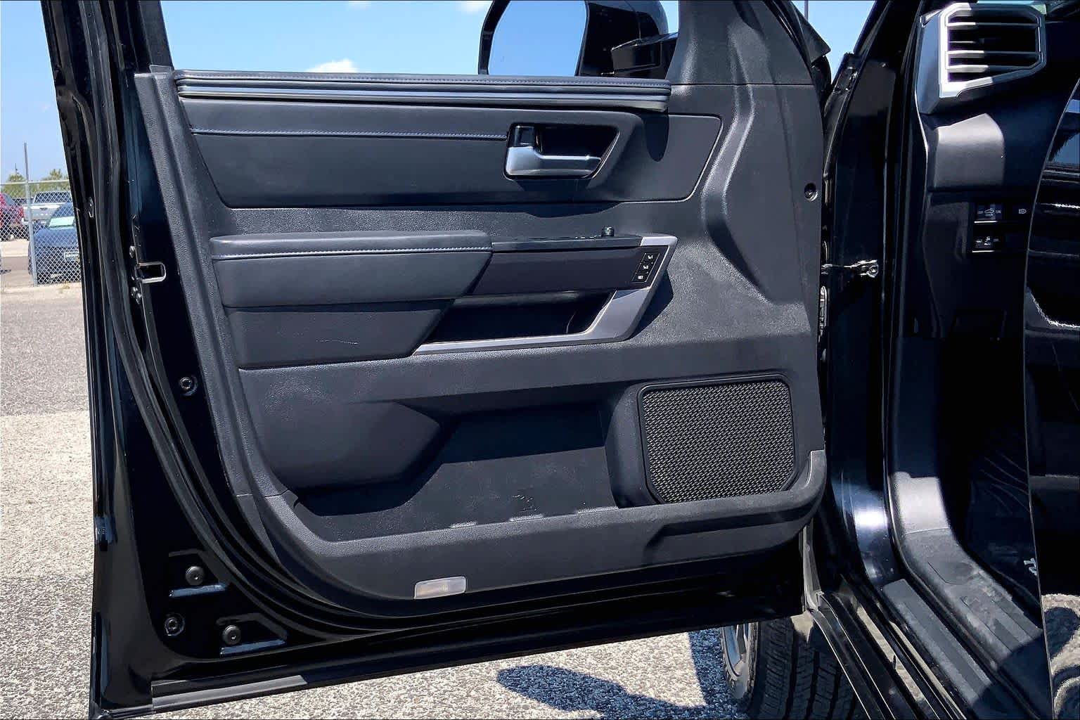 2024 Toyota Tundra Platinum Hybrid Midnight Black Metallic at Group 1 Toyota Southwest