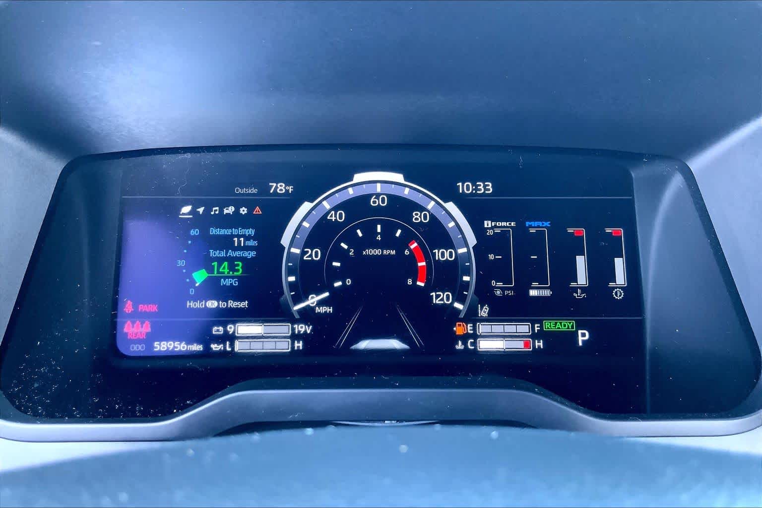 2024 Toyota Tundra Platinum Hybrid Midnight Black Metallic at Group 1 Toyota Southwest