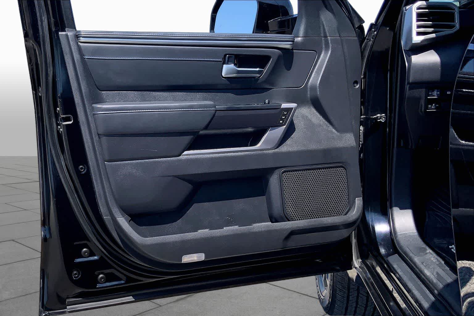 2024 Toyota Tundra Platinum Hybrid Midnight Black Metallic at Group 1 Toyota Southwest