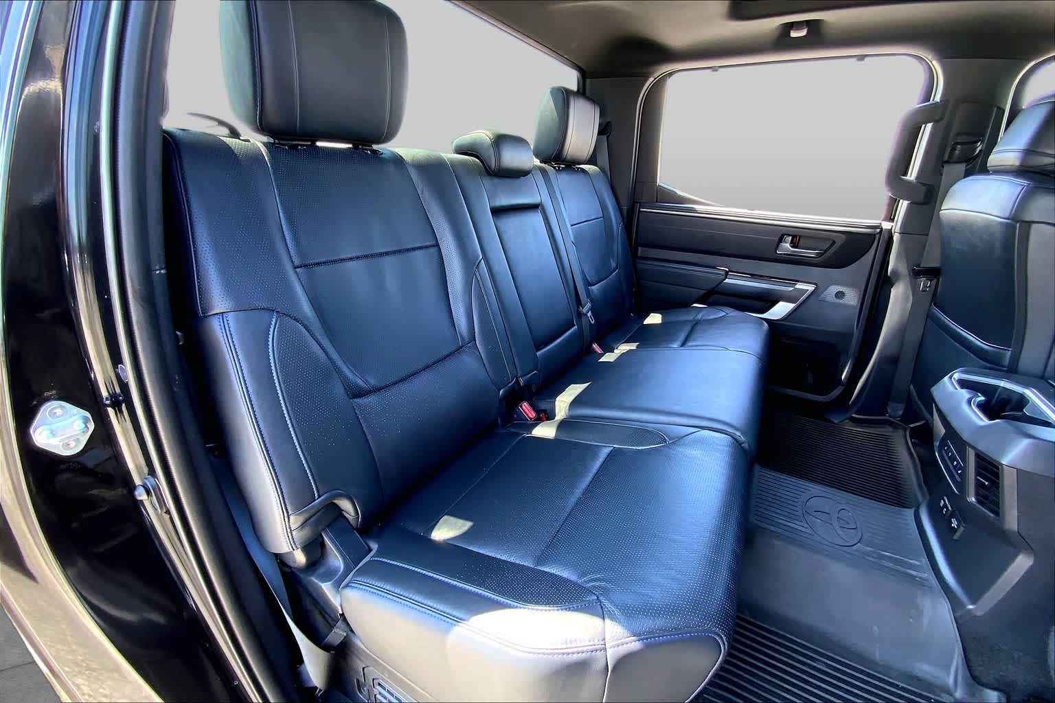2024 Toyota Tundra Platinum Hybrid Midnight Black Metallic at Group 1 Toyota Southwest