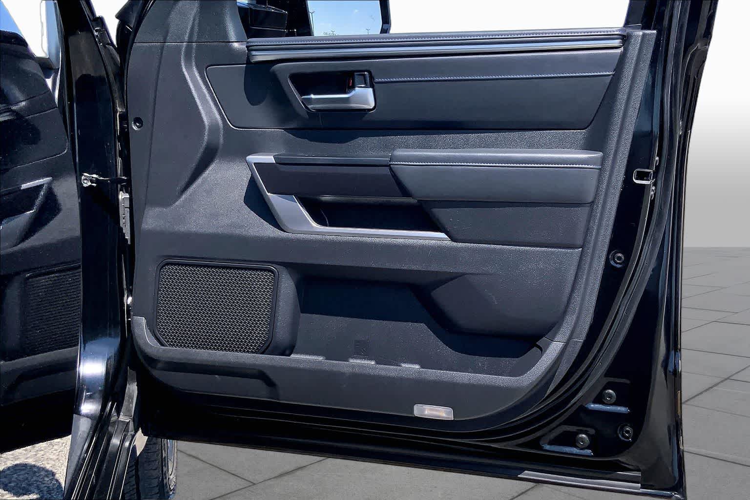 2024 Toyota Tundra Platinum Hybrid Midnight Black Metallic at Group 1 Toyota Southwest