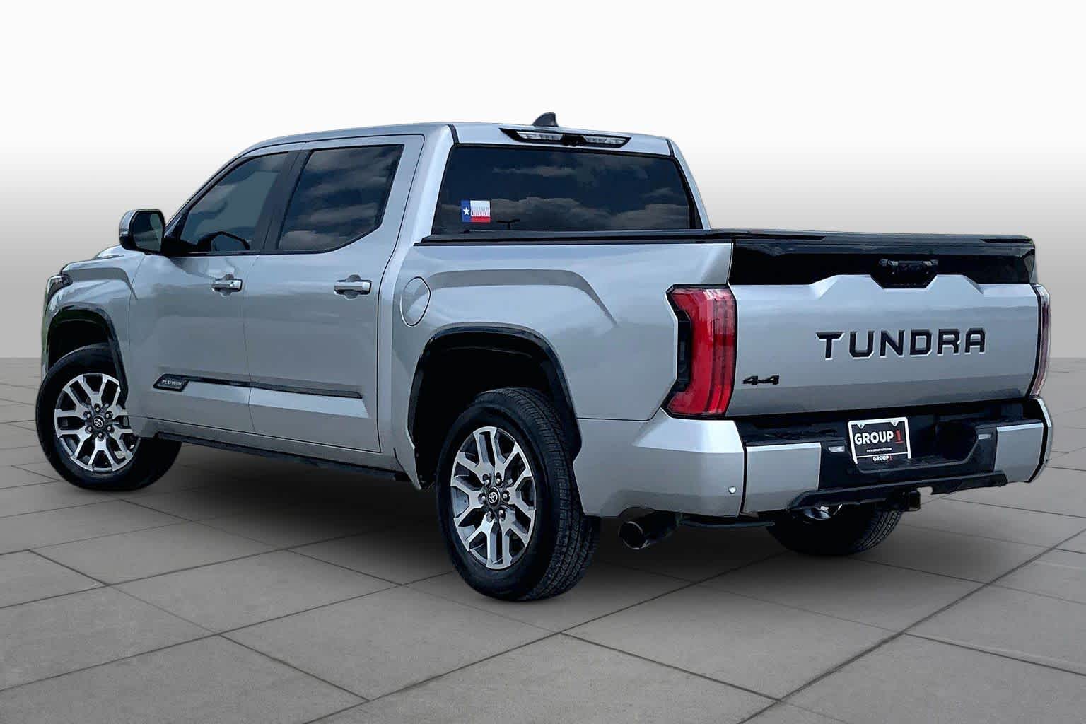 2024 Toyota Tundra Platinum Hybrid Celestial Silver Metallic at Group 1 Toyota Southwest