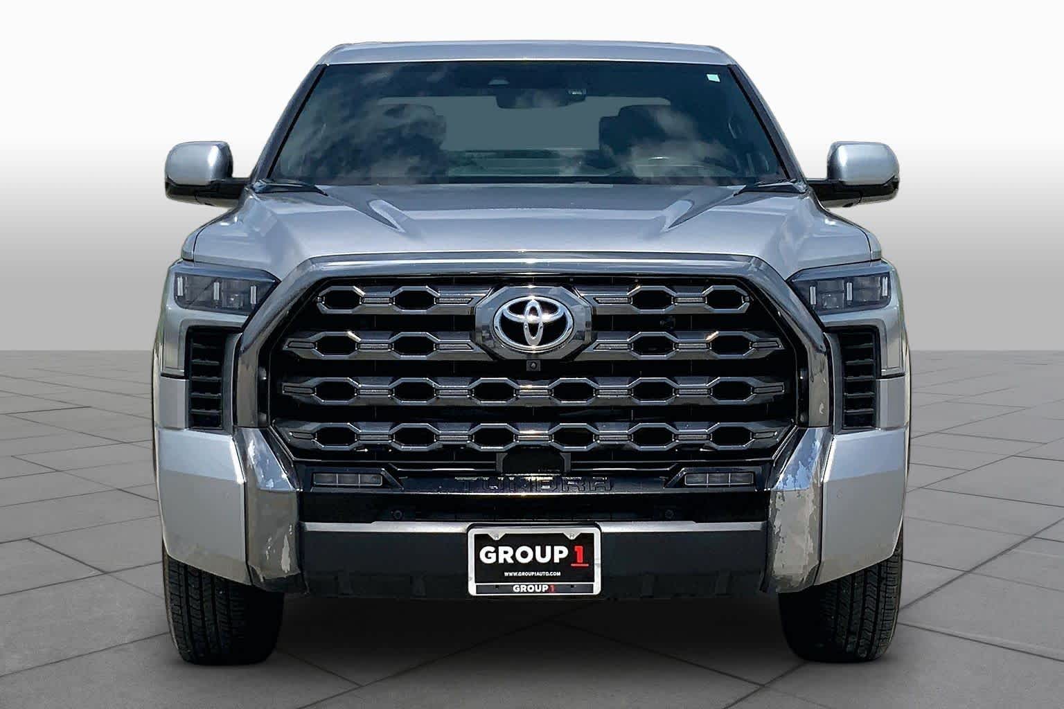 2024 Toyota Tundra Platinum Hybrid Celestial Silver Metallic at Group 1 Toyota Southwest