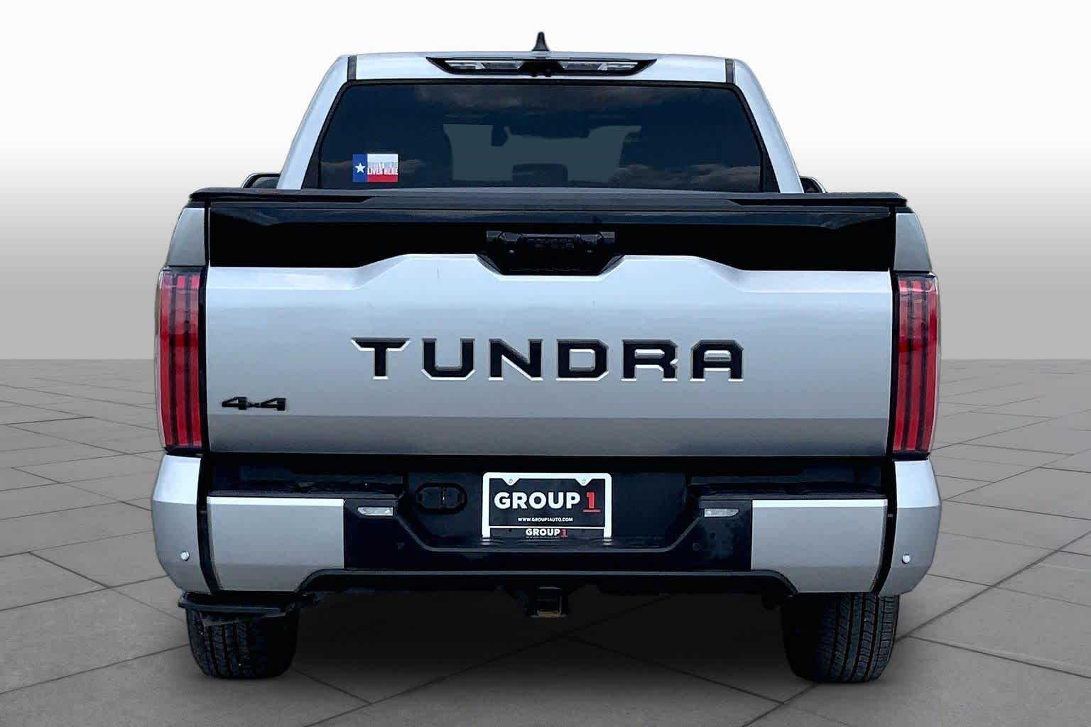 2024 Toyota Tundra Platinum Hybrid Celestial Silver Metallic at Group 1 Toyota Southwest