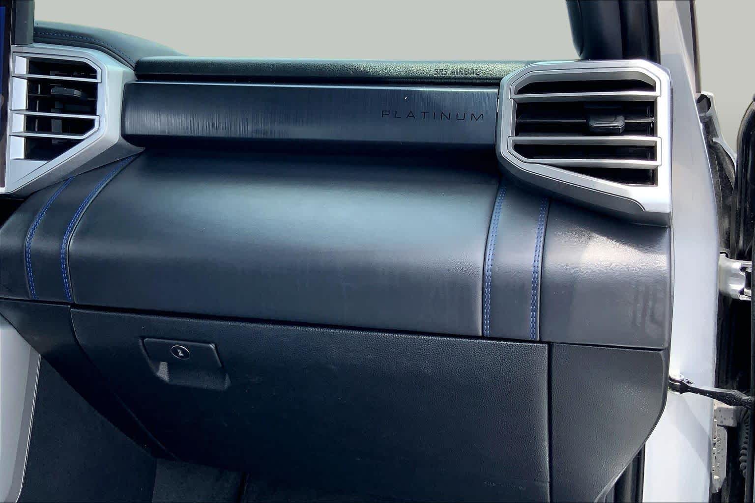 2024 Toyota Tundra Platinum Hybrid Celestial Silver Metallic at Group 1 Toyota Southwest