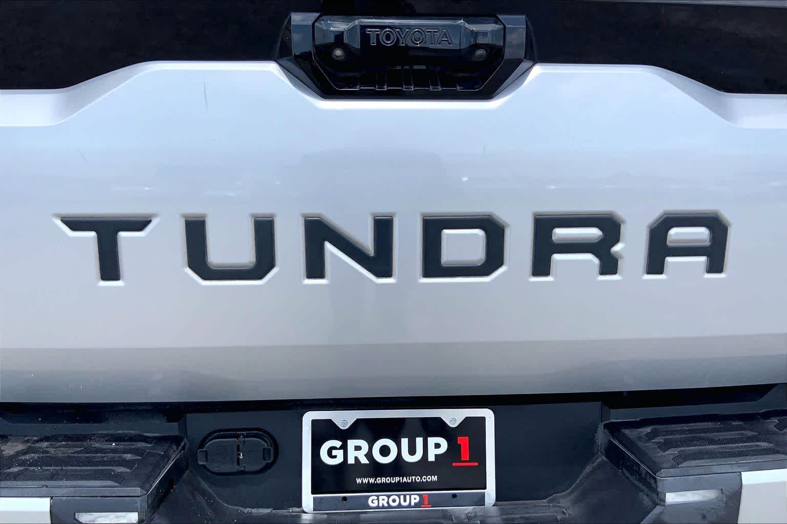 2024 Toyota Tundra Platinum Hybrid Celestial Silver Metallic at Group 1 Toyota Southwest