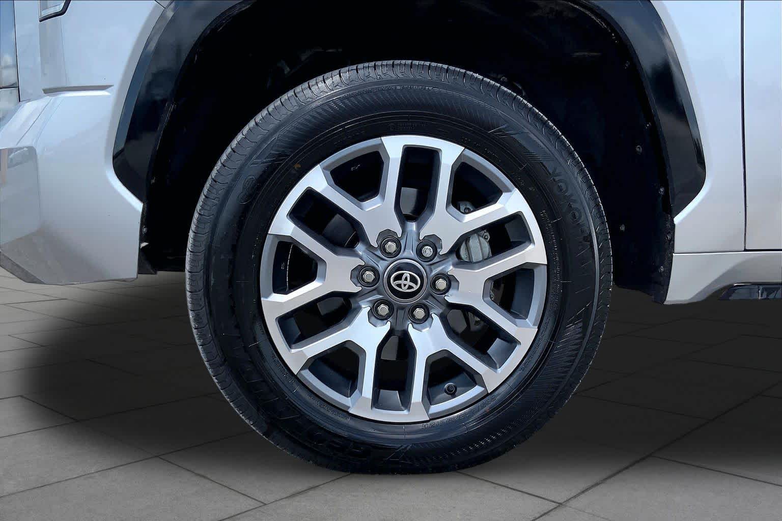 2024 Toyota Tundra Platinum Hybrid Celestial Silver Metallic at Group 1 Toyota Southwest