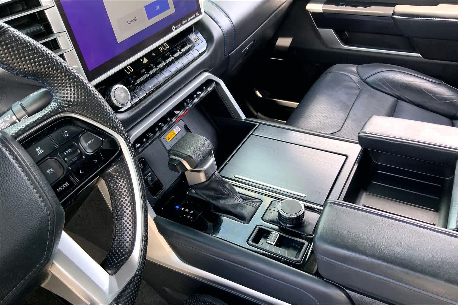 2024 Toyota Tundra Platinum Hybrid Celestial Silver Metallic at Group 1 Toyota Southwest